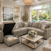 Dorothy Sectional Sofa Bed with Storage Chaise