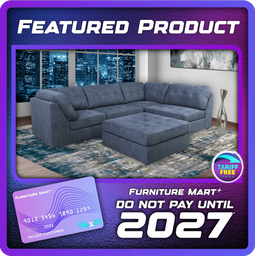 9477 Sectional - Blue