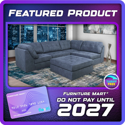 9477 Sectional - Blue