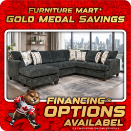 6140 - Coastline Charcoal Sectional