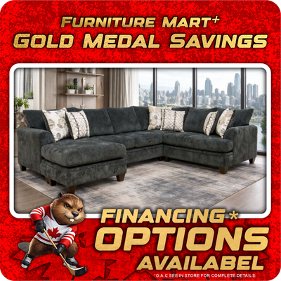 6140 - Coastline Charcoal Sectional