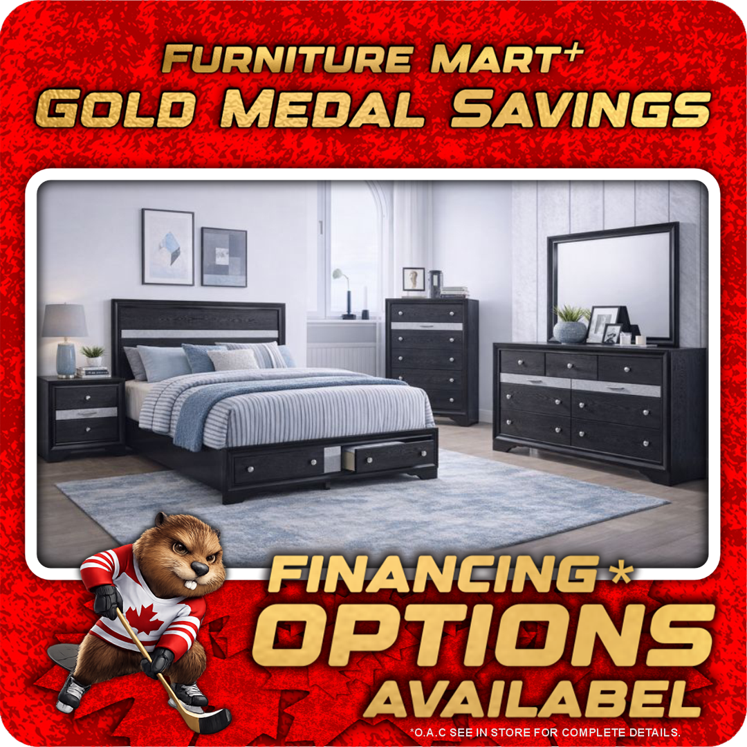 Alamar Queen Bedroom Set - Black