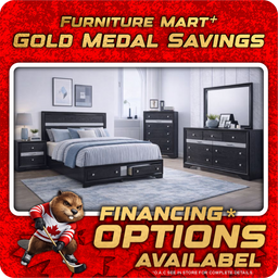 Alamar Queen Bedroom Set - Black