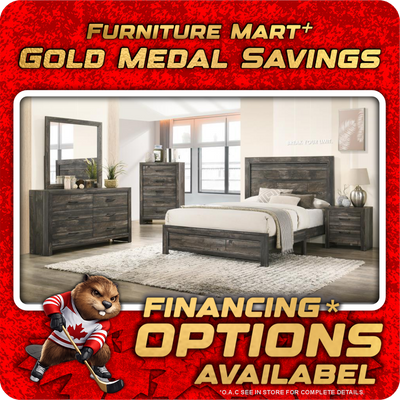 Beverly Queen Bedroom Set - Rustic Charcoal