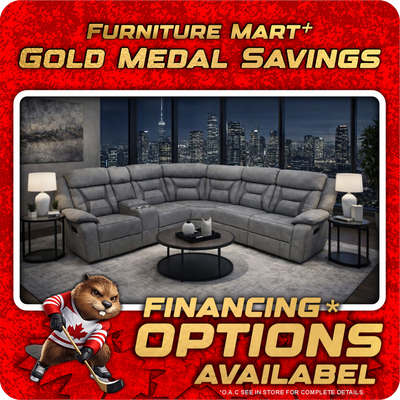 Thomas Grey Fabric Reclining Sectional with Console