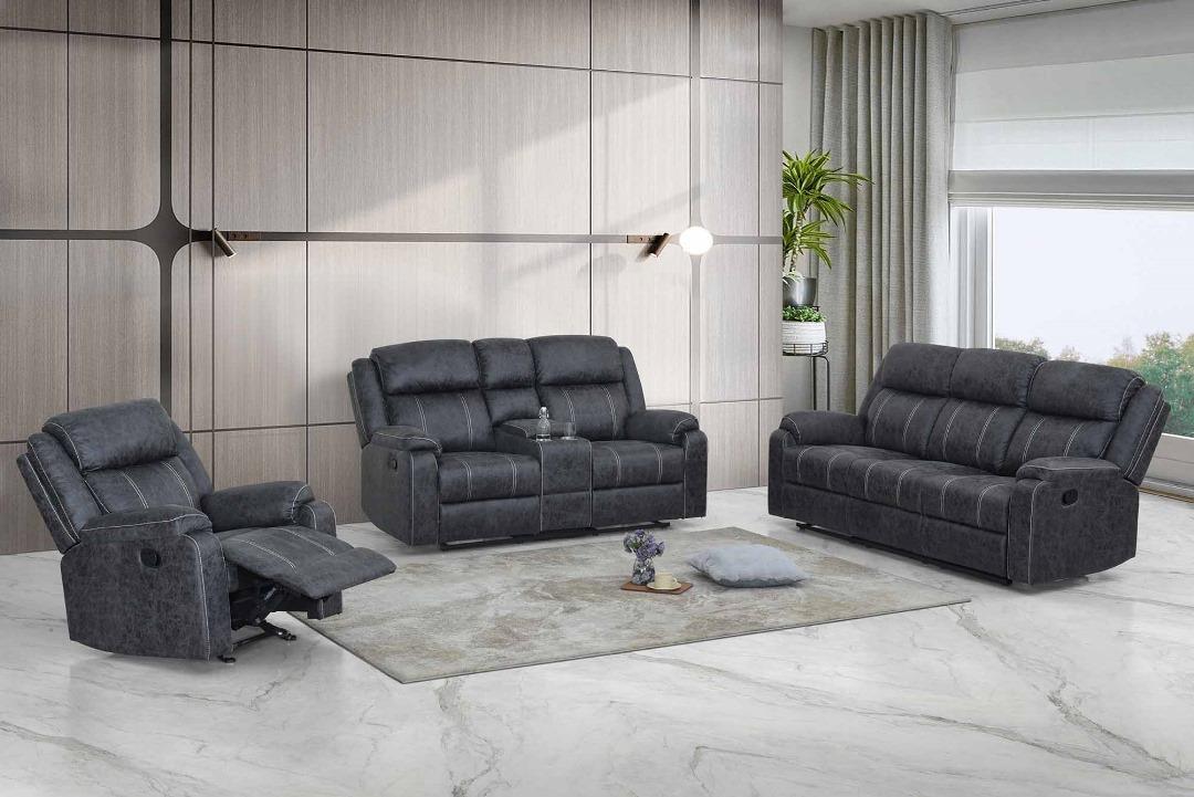 Adelaide High-Performance Fabric Reclining Sofa