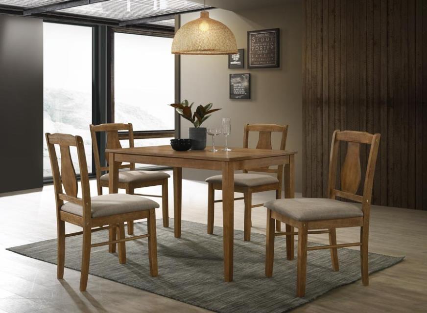 Kaylee - 5 Piece Dining Set - Driftwood – Furniture Mart +