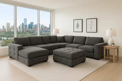 Dorado - Ultra Plush Upholstery - Left Chaise Sectional