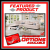 Maxine Fabric Sectional - Beige