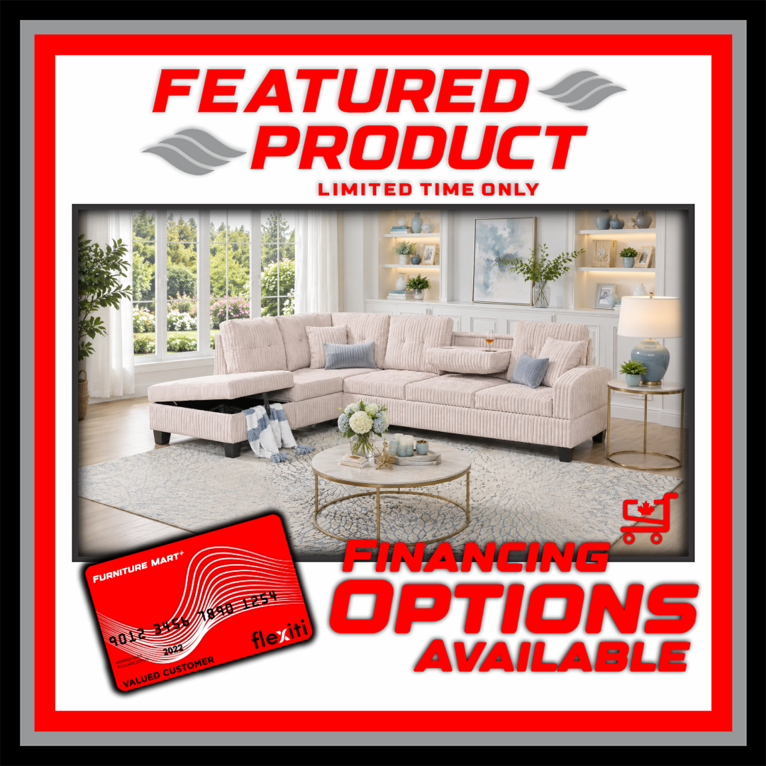 Maxine Fabric Sectional - Beige