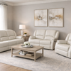 Danbry - Reclining Sofa, Loveseat and Chair Set - Light Grey