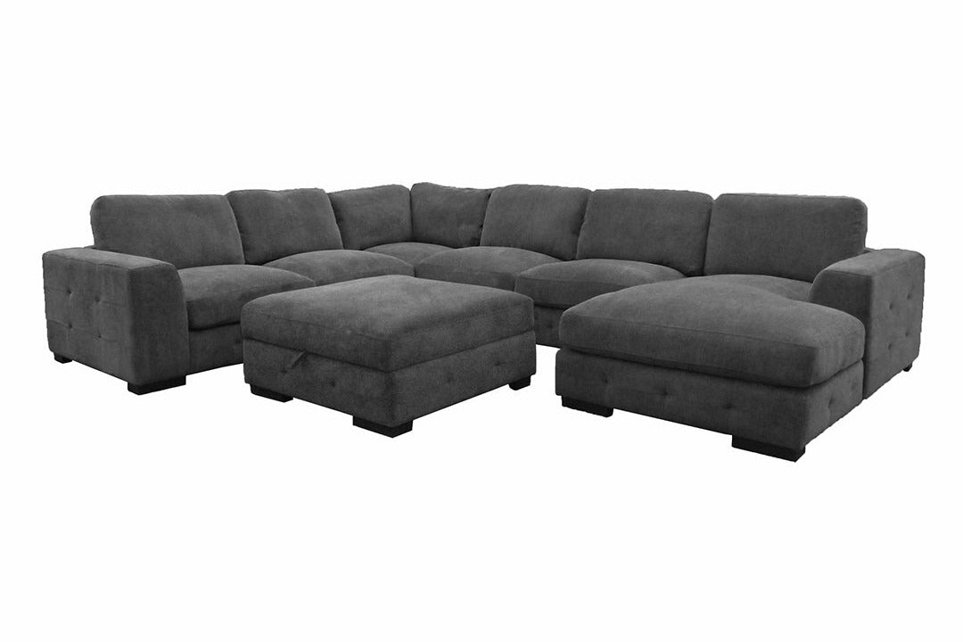 Dorado - Ultra Plush Upholstery - Right Chaise Sectional