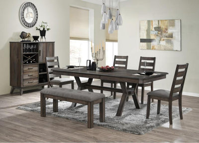 New Jersey - 6 Piece Dining Set - Walnut