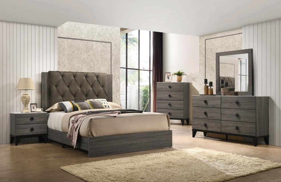Penrith Queen Bedroom Set - Charcoal