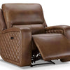 Meridian - Genuine Leather Power Reclining Sofa Set with Power Headrests