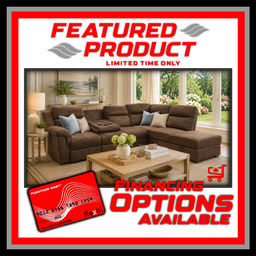 Titus Fabric Reclining Sectional with Storage - Brown