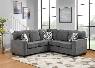Walen - Grey Fabric Sectional