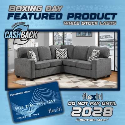 Waylen Grey Fabric Sectional