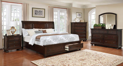 Barlow Queen Bedroom Set - Cherry