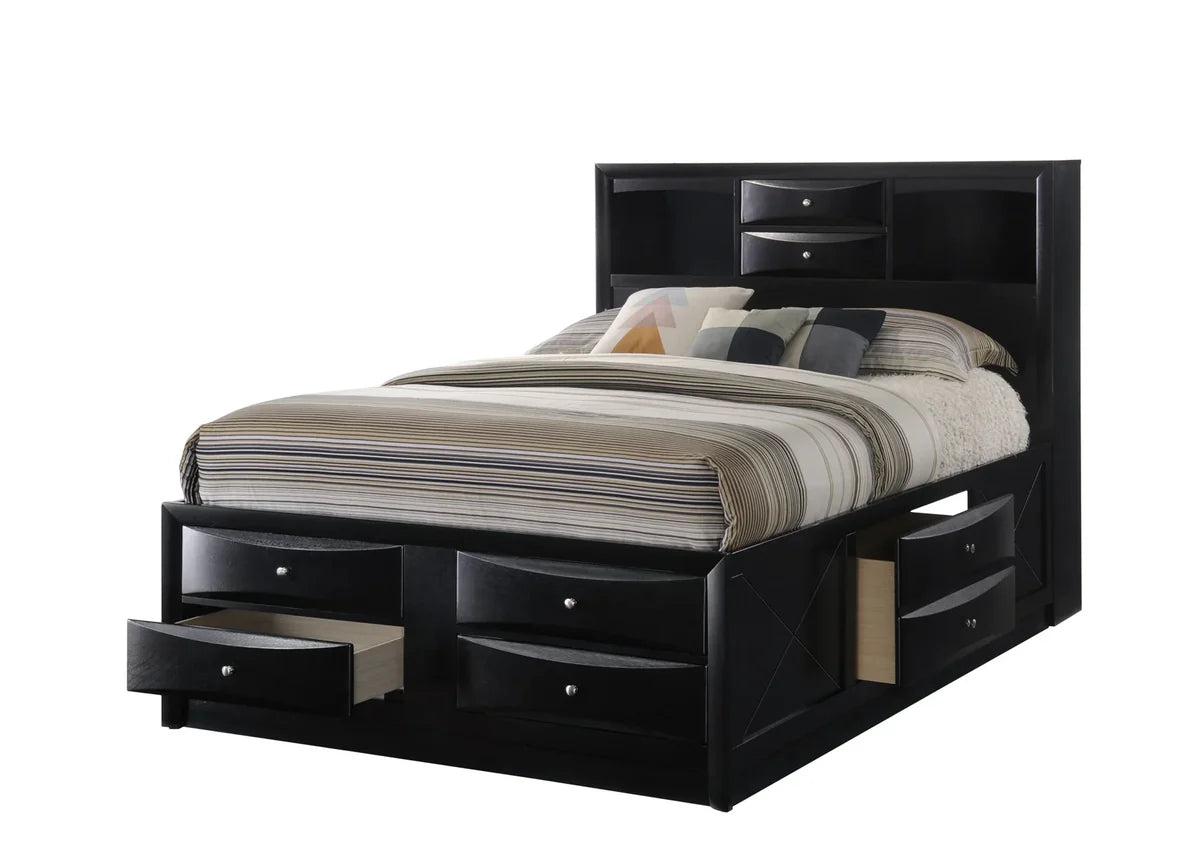 Emily Queen Bedroom Set - Black