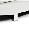 Oscar - Leatherette Sectional  - White - Right Chaise (Ottoman available)