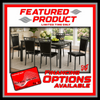 1240 7 Piece Faux Marble Dining Set