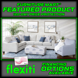 6090 - Chenille Light Grey Sectional