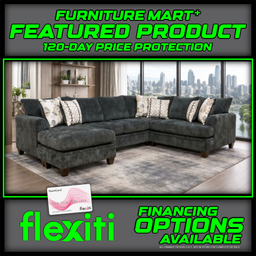 6140 - Coastline Charcoal Sectional