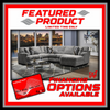 6255 - Ultra Plush Sectional - Grey