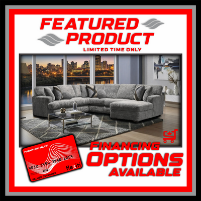 6255 - Ultra Plush Sectional - Grey