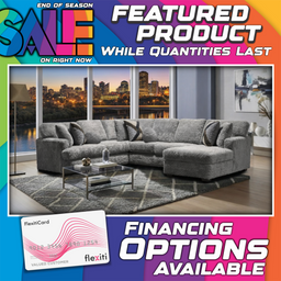 6255 - Ultra Plush Sectional - Grey