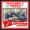 9477 Sectional - Blue