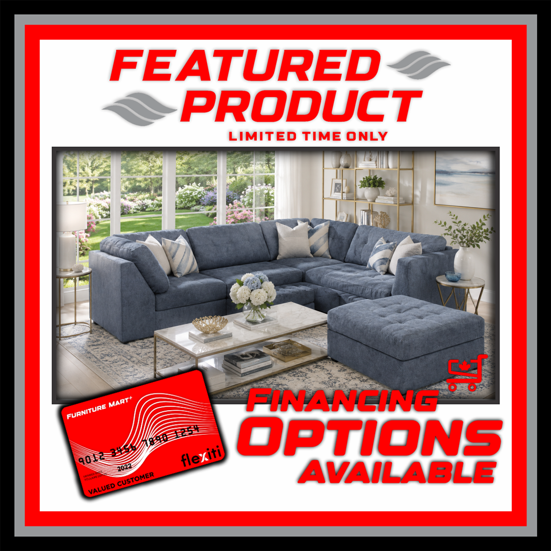 9477 Sectional - Blue