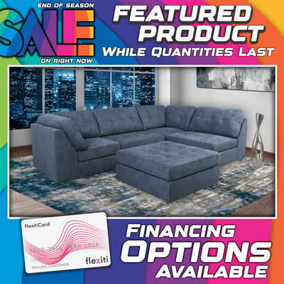 9477 Sectional - Blue