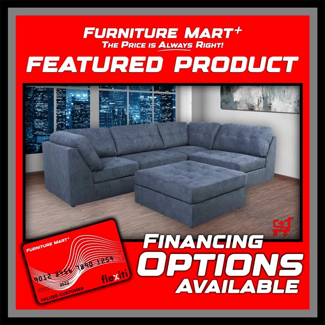 9477 Sectional - Blue