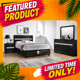Alamar Queen Bedroom Set - Black