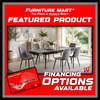T1472 Stone Top 7 Piece Dining Set with 2 Self Storing Leaves