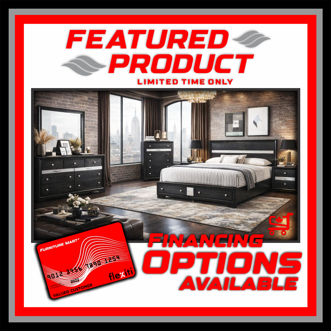 Alamar Queen Bedroom Set - Black