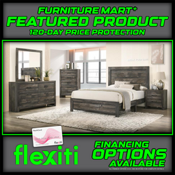 Beverly Queen Bedroom Set - Rustic Charcoal