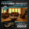3290 Chenille Brown Sofa