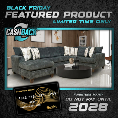 6140 - Coastline Charcoal Sectional