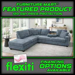 Condor Reversible Fabric Sectional - Grey