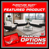 Kingston - Sofa Set Faux Leather - White and Black