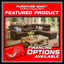 Titus Fabric Reclining Sectional with Storage - Brown