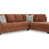 Sunset Ember - Right Chaise Sectional - Orange