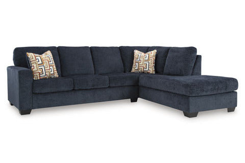 Ocean Drift - Right Chaise Sectional - Navy Blue