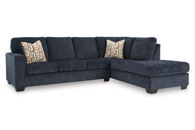 Ocean Drift - Right Chaise Sectional - Navy Blue