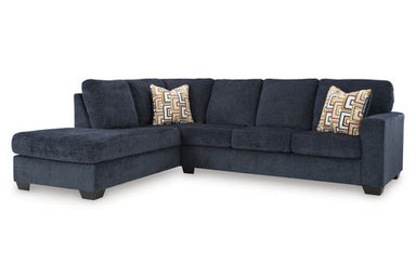 Aviemore - Left Chaise Sectional - Navy Blue