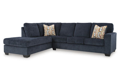 Ocean Drift - Left Chaise Sectional - Navy Blue