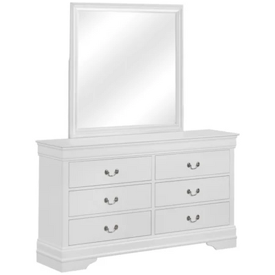 Louis Philip Queen Bedroom Set - White